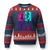 Basketball Girls Ugly Christmas Sweater Retro Neon Girl Dunk Hoop Sports - Wonder Print Shop