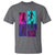 Basketball Girls T Shirt Retro Neon Girl Dunk Hoop Sports - Wonder Print Shop