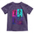 Basketball Girls Toddler T Shirt Retro Neon Girl Dunk Hoop Sports - Wonder Print Shop