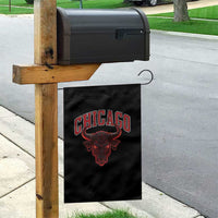 Retro Chicago Garden Flag Bulls Mascot Team Spirit Vintage Basketball Fan - Wonder Print Shop