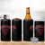 Retro Chicago 4 in 1 Can Cooler Tumbler Bulls Mascot Team Spirit Vintage Basketball Fan - Wonder Print Shop
