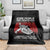 Brazilian Jiu Jitsu Throw Blanket Some People Just Need A Hug Vintage BJJ - Wonder Print Shop