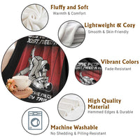 Brazilian Jiu Jitsu Throw Blanket Some People Just Need A Hug Vintage BJJ - Wonder Print Shop