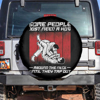 Brazilian Jiu Jitsu Spare Tire Cover Some People Just Need A Hug Vintage BJJ - Wonder Print Shop
