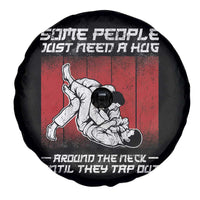 Brazilian Jiu Jitsu Spare Tire Cover Some People Just Need A Hug Vintage BJJ - Wonder Print Shop
