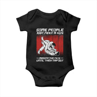Brazilian Jiu Jitsu Baby Onesie Some People Just Need A Hug Vintage BJJ - Wonder Print Shop