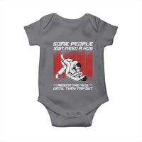 Brazilian Jiu Jitsu Baby Onesie Some People Just Need A Hug Vintage BJJ - Wonder Print Shop