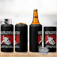 Brazilian Jiu Jitsu 4 in 1 Can Cooler Tumbler Some People Just Need A Hug Vintage BJJ - Wonder Print Shop