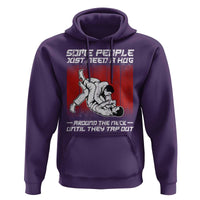 Brazilian Jiu Jitsu Hoodie Some People Just Need A Hug Vintage BJJ - Wonder Print Shop