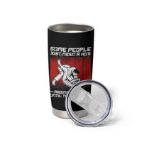 Brazilian Jiu Jitsu Tumbler Cup Some People Just Need A Hug Vintage BJJ - Wonder Print Shop