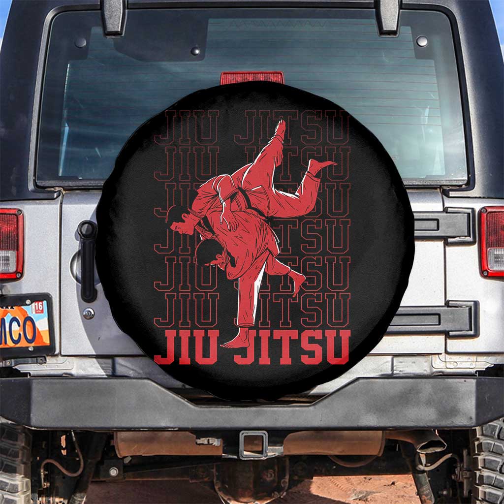 Brazilian Jiu Jitsu Spare Tire Cover BJJ Distressed - Wonder Print Shop