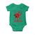 Brazilian Jiu Jitsu Baby Onesie BJJ Distressed - Wonder Print Shop