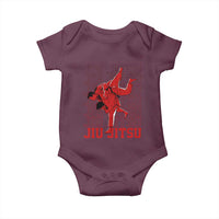 Brazilian Jiu Jitsu Baby Onesie BJJ Distressed - Wonder Print Shop