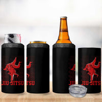 Brazilian Jiu Jitsu 4 in 1 Can Cooler Tumbler BJJ Distressed - Wonder Print Shop