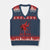 Brazilian Jiu Jitsu V-Neck Knit Sweater Vest BJJ Distressed - Wonder Print Shop
