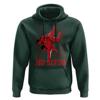 Brazilian Jiu Jitsu Hoodie BJJ Distressed - Wonder Print Shop