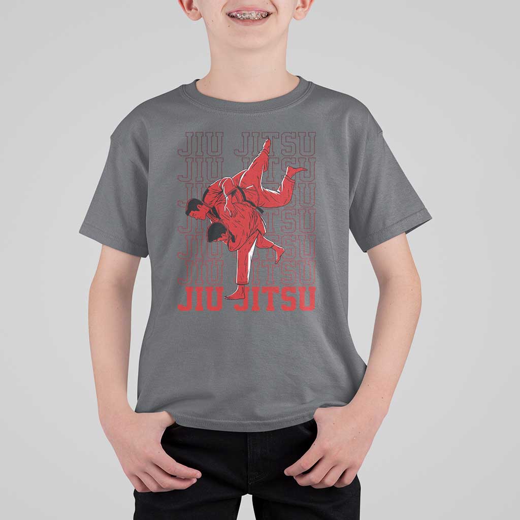 Brazilian Jiu Jitsu T Shirt For Kid BJJ Distressed - Wonder Print Shop