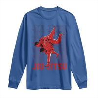 Brazilian Jiu Jitsu Long Sleeve Shirt BJJ Distressed - Wonder Print Shop