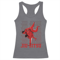 Brazilian Jiu Jitsu Racerback Tank Top BJJ Distressed - Wonder Print Shop