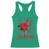 Brazilian Jiu Jitsu Racerback Tank Top BJJ Distressed - Wonder Print Shop