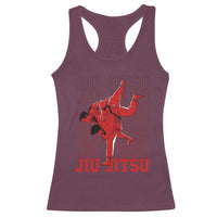 Brazilian Jiu Jitsu Racerback Tank Top BJJ Distressed - Wonder Print Shop