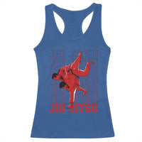 Brazilian Jiu Jitsu Racerback Tank Top BJJ Distressed - Wonder Print Shop