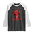 Brazilian Jiu Jitsu Raglan Shirt BJJ Distressed - Wonder Print Shop