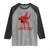Brazilian Jiu Jitsu Raglan Shirt BJJ Distressed - Wonder Print Shop