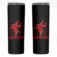 Brazilian Jiu Jitsu Skinny Tumbler BJJ Distressed - Wonder Print Shop