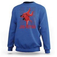 Brazilian Jiu Jitsu Sweatshirt BJJ Distressed - Wonder Print Shop