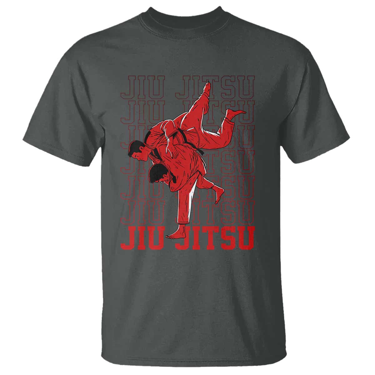 Brazilian Jiu Jitsu T Shirt BJJ Distressed - Wonder Print Shop