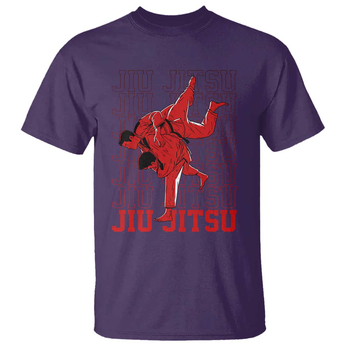 Brazilian Jiu Jitsu T Shirt BJJ Distressed - Wonder Print Shop