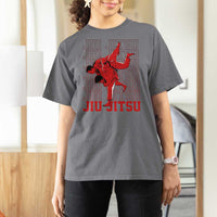 Brazilian Jiu Jitsu T Shirt For Women BJJ Distressed - Wonder Print Shop