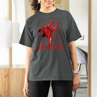 Brazilian Jiu Jitsu T Shirt For Women BJJ Distressed - Wonder Print Shop