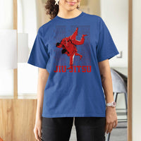 Brazilian Jiu Jitsu T Shirt For Women BJJ Distressed - Wonder Print Shop