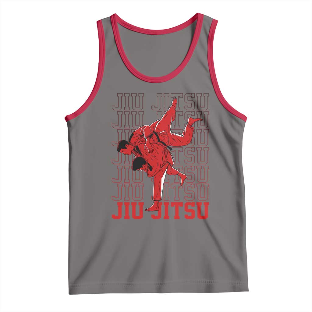 Brazilian Jiu Jitsu Tank Top BJJ Distressed - Wonder Print Shop