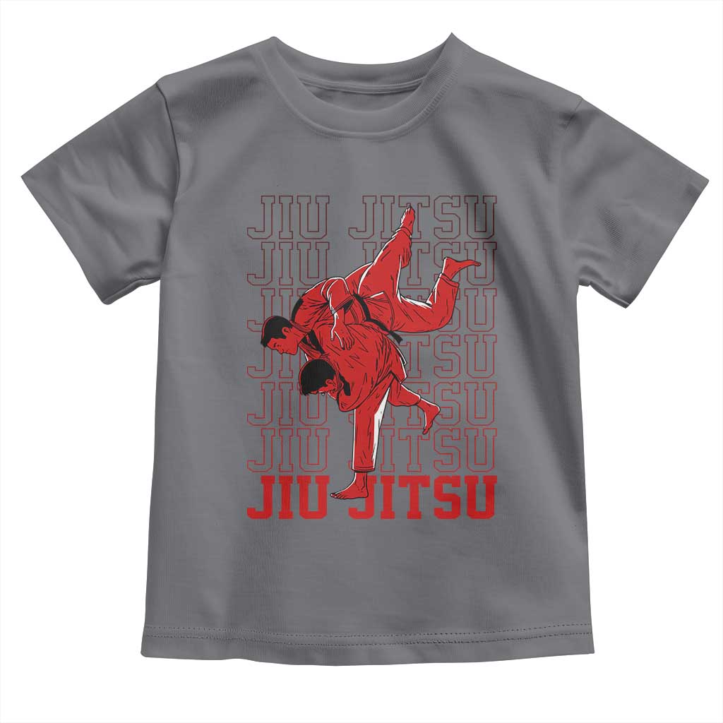 Brazilian Jiu Jitsu Toddler T Shirt BJJ Distressed - Wonder Print Shop
