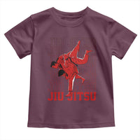 Brazilian Jiu Jitsu Toddler T Shirt BJJ Distressed - Wonder Print Shop