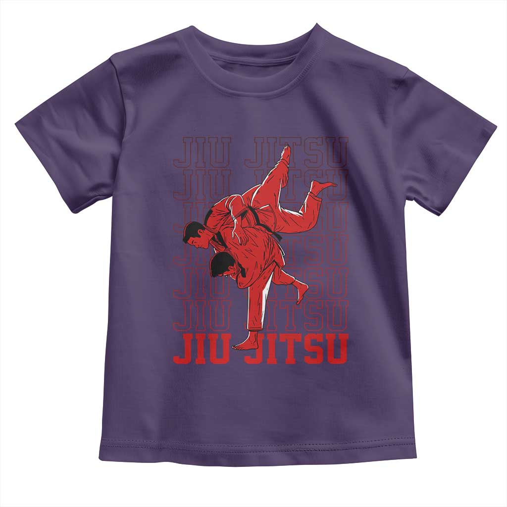 Brazilian Jiu Jitsu Toddler T Shirt BJJ Distressed - Wonder Print Shop