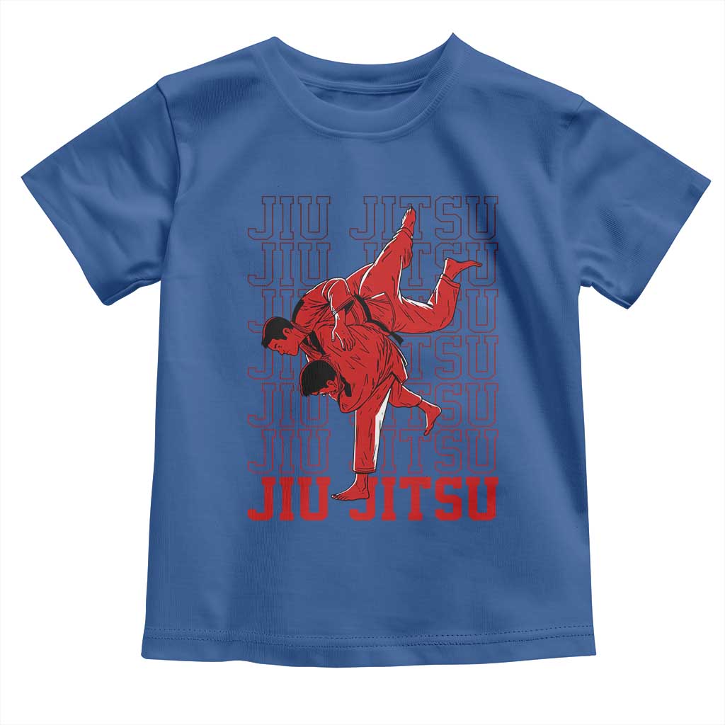 Brazilian Jiu Jitsu Toddler T Shirt BJJ Distressed - Wonder Print Shop
