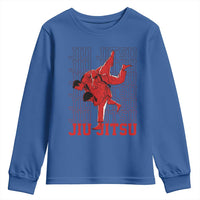 Brazilian Jiu Jitsu Youth Sweatshirt BJJ Distressed - Wonder Print Shop
