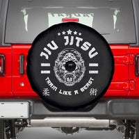 Brazilian Jiu Jitsu Spare Tire Cover Train Like A Beast Vintage BJJ Grappling Gorilla - Wonder Print Shop