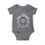 Brazilian Jiu Jitsu Baby Onesie Train Like A Beast Vintage BJJ Grappling Gorilla - Wonder Print Shop