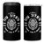 Brazilian Jiu Jitsu 4 in 1 Can Cooler Tumbler Train Like A Beast Vintage BJJ Grappling Gorilla - Wonder Print Shop