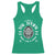 Brazilian Jiu Jitsu Racerback Tank Top Train Like A Beast Vintage BJJ Grappling Gorilla - Wonder Print Shop