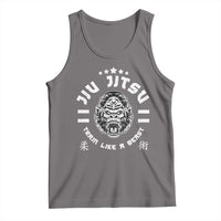 Brazilian Jiu Jitsu Tank Top Train Like A Beast Vintage BJJ Grappling Gorilla - Wonder Print Shop