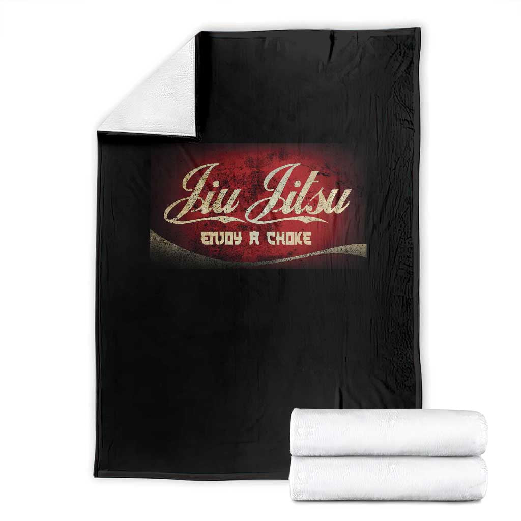 Funny Brazilian Jiu Jitsu Throw Blanket BJJ Tactical Hugging Choke Jiujitsu Martial Arts - Wonder Print Shop