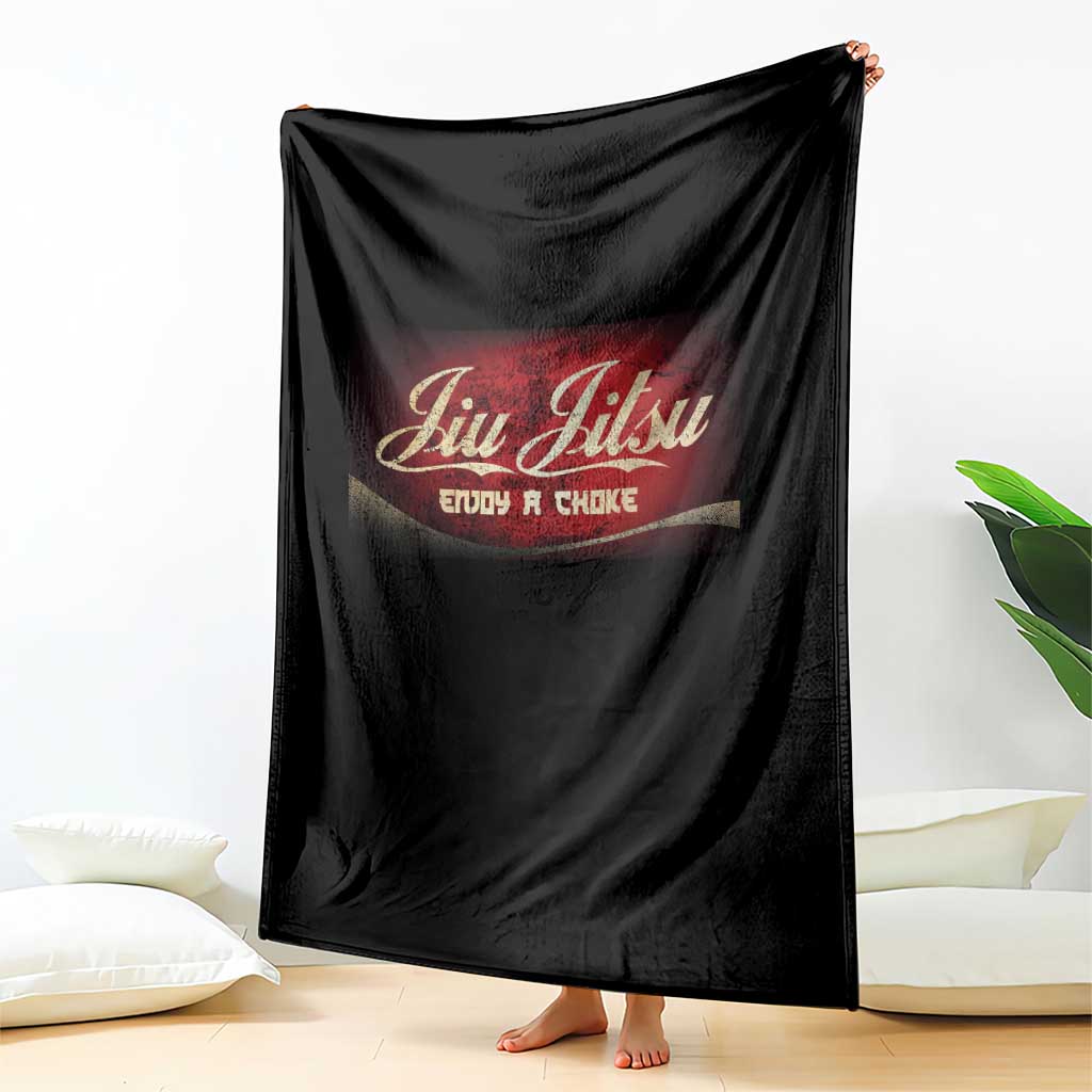 Funny Brazilian Jiu Jitsu Throw Blanket BJJ Tactical Hugging Choke Jiujitsu Martial Arts - Wonder Print Shop
