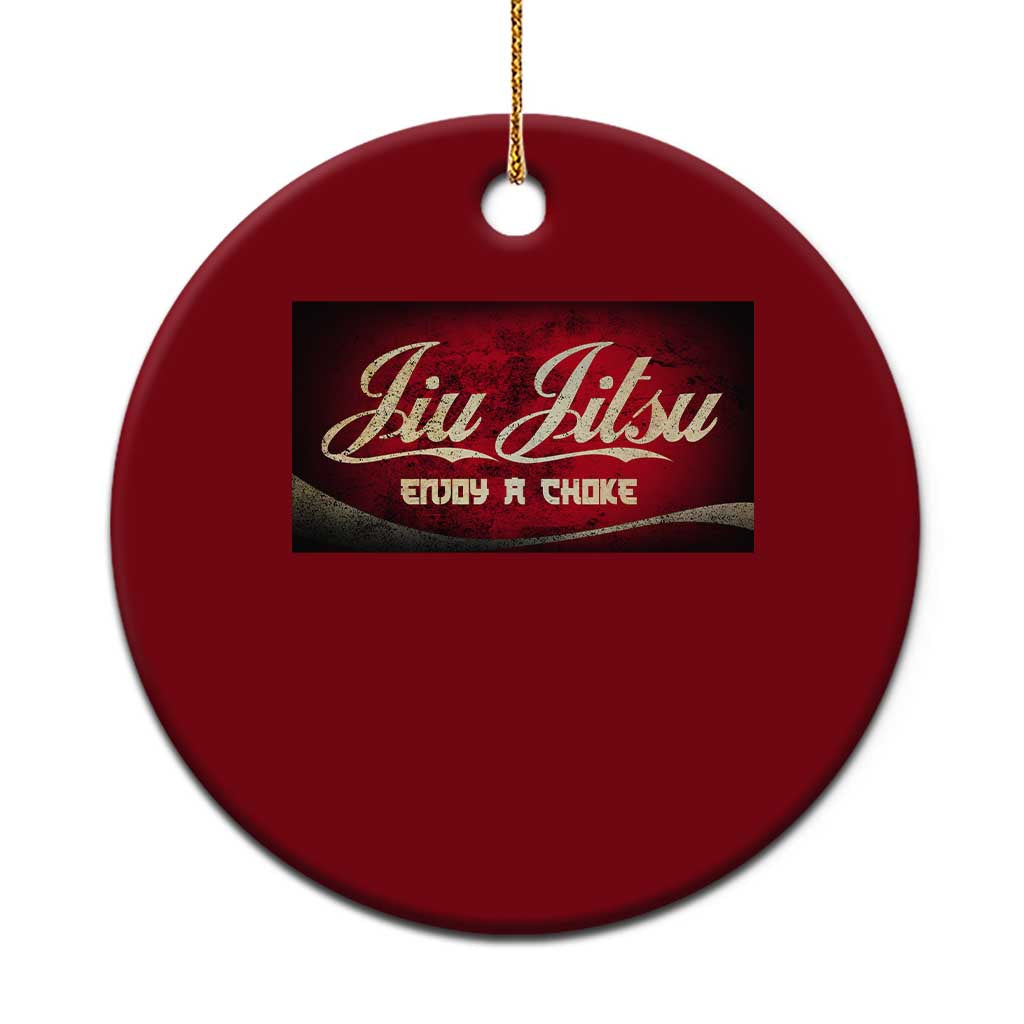 Funny Brazilian Jiu Jitsu Ceramic Ornament BJJ Tactical Hugging Choke Jiujitsu Martial Arts - Wonder Print Shop