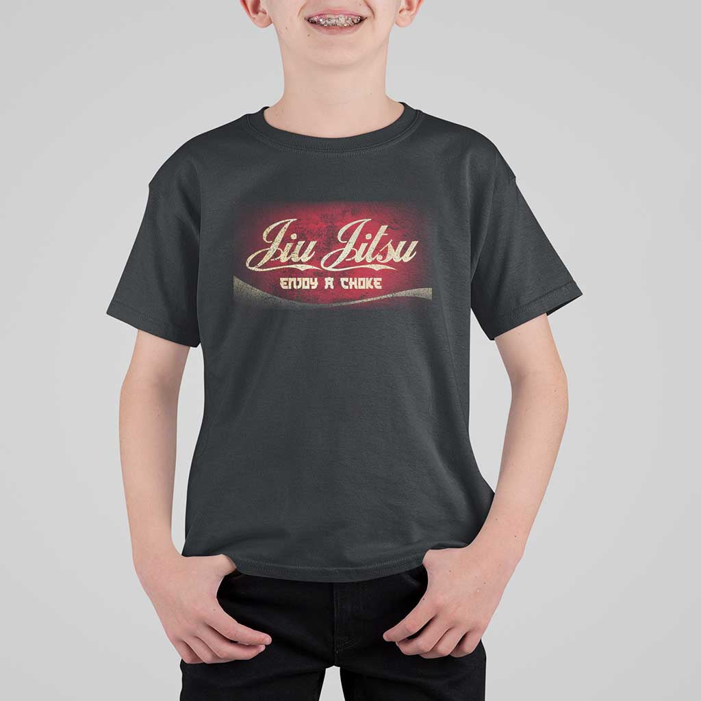 Funny Brazilian Jiu Jitsu T Shirt For Kid BJJ Tactical Hugging Choke Jiujitsu Martial Arts - Wonder Print Shop